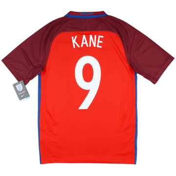 2016-17 England Maillot extérieur Kane #9 (S)