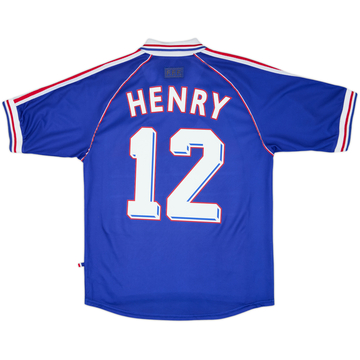 1998-00 France Maillot Domicile Henry #12 - 6/10 - (S)