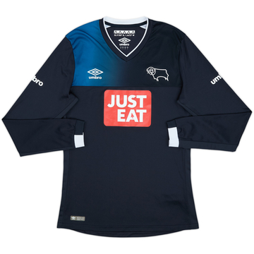 2016-17 Derby County Maillot Extérieur L/S - 7/10 - (S)
