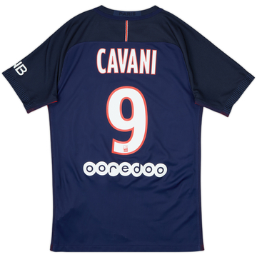 2016-17 Paris Saint-Germain Maillot Domicile Authentique Cavani #9 - 8/10 - (S)