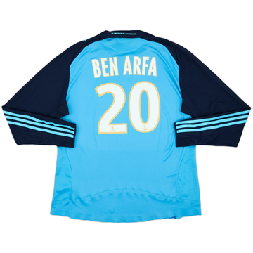 2008-09 Olympique Marseille Maillot Extérieur Authentique Manches Longues Ben Arfa #20 - 8/10 - (XL)