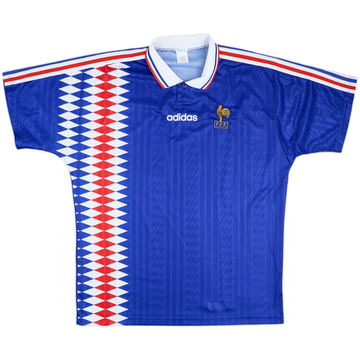 1994-96 France Maillot domicile