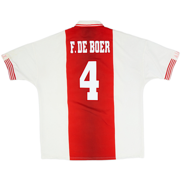 1997-98 Ajax Maillot domicile F.De Boer #4 - 7/10 - (XXL)