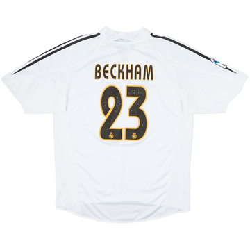 2004-05 Real Madrid Maillot domicile Beckham #23 - 5/10 - (L)