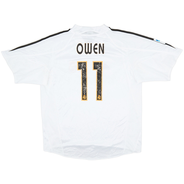 2004-05 Real Madrid Maillot Domicile Owen #11 - 6/10 - (L)