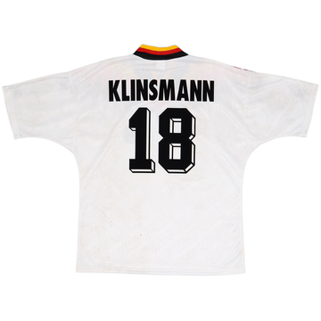 1994-96 Germany Maillot Domicile Klinsmann #18 - 6/10 - (XL)