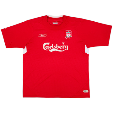 2004-06 Liverpool Maillot Domicile - 5/10 - (L)