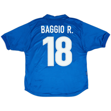 1997-98 Italy Maillot Domicile Baggio R. #18 - 6/10 - (L)