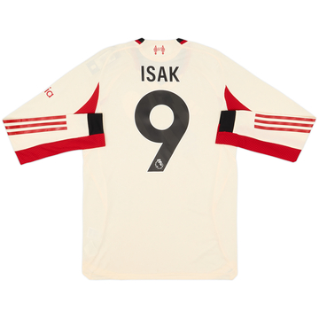 Maillot Authentique Extérieur Manches Longues Liverpool 2025-26 Isak #9