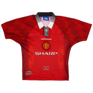 1996-98 Manchester United Maillot domicile - 6/10 - (L.Boys)