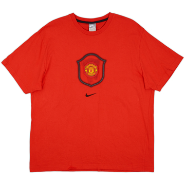2007-08 Manchester United Nike T-shirt en coton - 8/10 - (XXL)