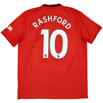2019-20 Manchester United Maillot Domicile Rashford #10 - 5/10 - (XL)