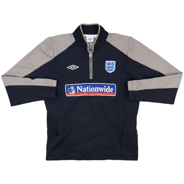 2009-10 England Umbro Haut d'entraînement 1/4 zip - 8/10 - (L)