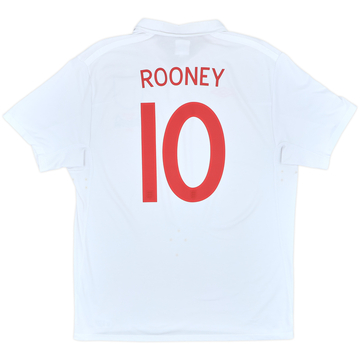 2009-10 Maillot domicile England Rooney #10 - état 7/10 - (XXL)