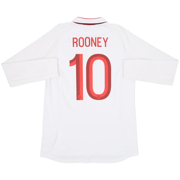 Maillot Angleterre Domicile ML Rooney #10 2012-13 - 8/10 - (M)