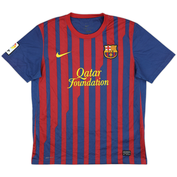 2011-12 Barcelona Maillot Domicile - 5/10 - (S)