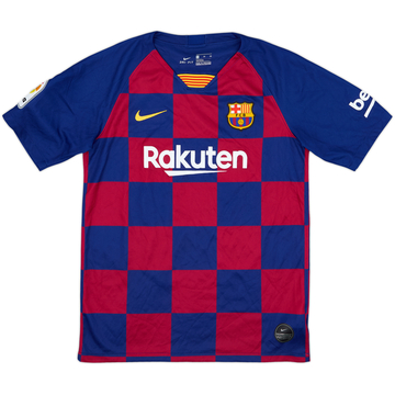 2019-20 Barcelona Maillot domicile - 8/10 - (XL.Boys)
