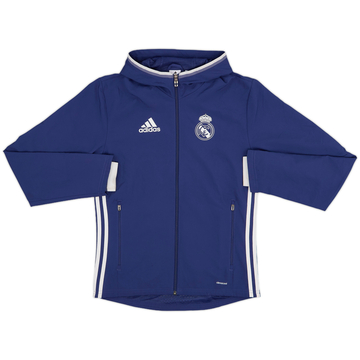 2016-17 Real Madrid adidas Veste de survêtement à capuche - 9/10 - (XS)