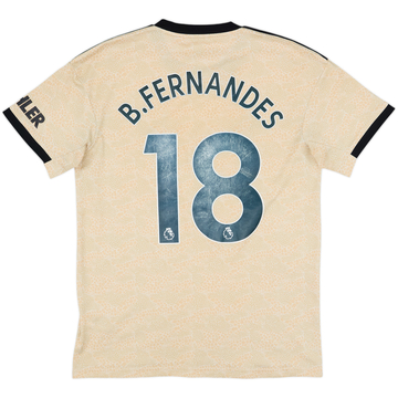 2019-20 Manchester United Maillot extérieur B.Fernandes #18 - 5/10 - (M)