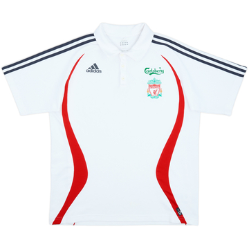2006-07 Liverpool adidas Polo - 8/10 - (L)