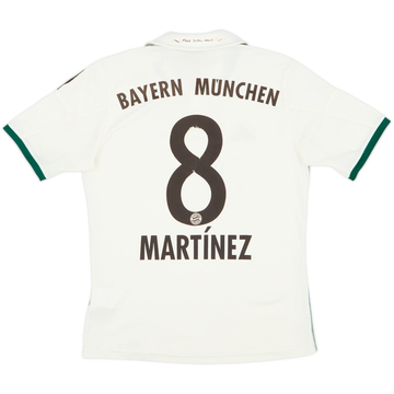 2013-14 Bayern Munich Maillot extérieur Martinez #8 - 6/10 - (13-14 ans)