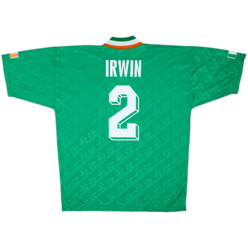 1994 Irlande Maillot domicile Irwin #2 - 9/10 - (L/XL)