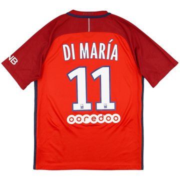 2016-17 Paris Saint-Germain Maillot Extérieur Di Maria #11 - 10/10 - (M)