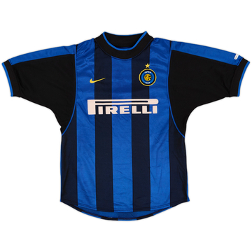 2000-01 Inter Milan Maillot Domicile - 6/10 - (Garçon M)