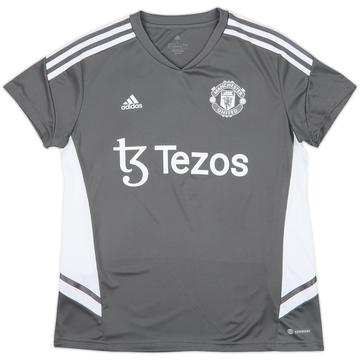 2022-23 Manchester United adidas Maillot d'entraînement - 10/10 - (Taille L Femme)