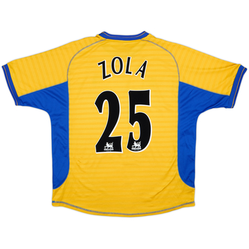 2000-01 Chelsea Maillot extérieur Zola #25 - 6/10 - (XL)