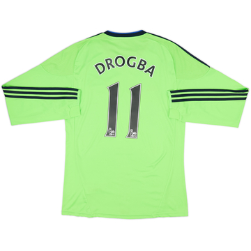 2010-11 Chelsea Maillot Third ML Drogba #11 - 8/10 - (M)
