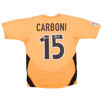 2003-04 Valencia Maillot extérieur Carboni #15 - 5/10 - (S)