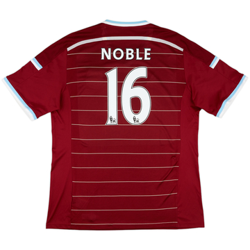 2014-15 West Ham Maillot Domicile Noble #16 - 8/10 - (XXL)
