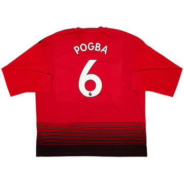 2018-19 Manchester United Maillot Domicile ML Pogba #6 - 10/10 - (XXL)