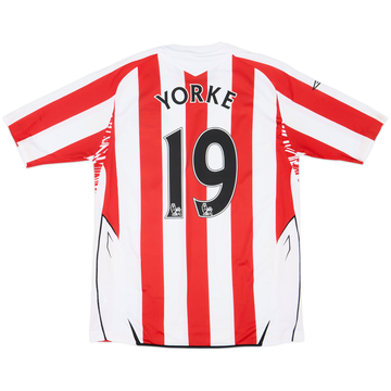 2007-08 Sunderland Maillot domicile Yorke #19 - 7/10 - (L)