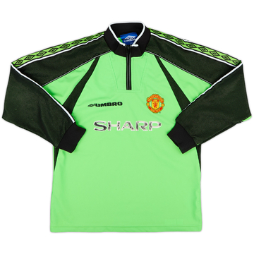 1998-99 Manchester United Maillot GK - 5/10 - (L.Boys)