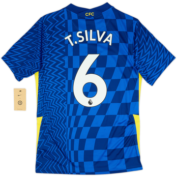 2021-22 Chelsea Maillot Domicile T.Silva #6 (S)