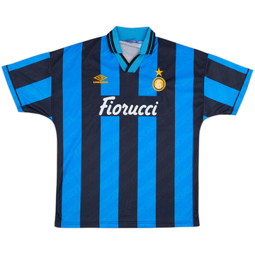 1994-95 Inter Milan Maillot Domicile - 8/10 - (L)