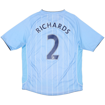 Maillot Domicile Manchester City 2007-08 Richards #2 - 7/10 - (L)