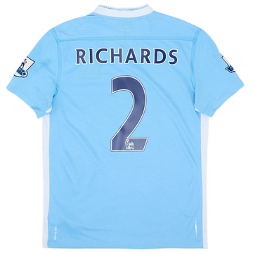 2011-12 Manchester City Maillot domicile Richards #2 - 6/10 - (M)