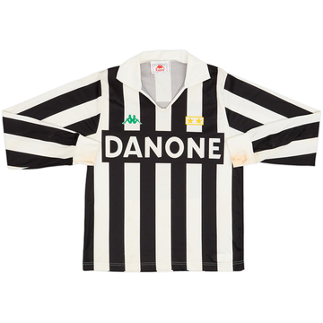 1992-94 Juventus Maillot domicile basique L/S - 4/10 - (XS)