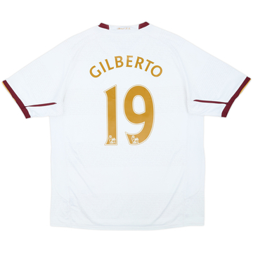 2007-08 Arsenal Maillot extérieur Gilberto #19 - 8/10 - (L)