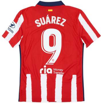 2020-21 Atletico Madrid Maillot Domicile Authentique Suarez #9 - 8/10 - (S)