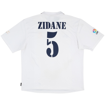 2001 Real Madrid Maillot domicile Zidane #5 - 5/10 - (XL)