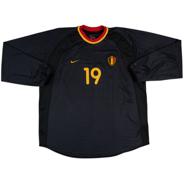 2000-02 Belgique Maillot de match extérieur ML #19