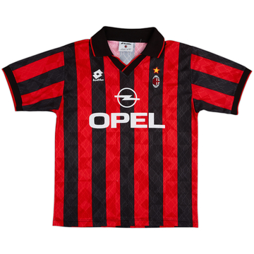 1995-96 AC Milan Maillot Domicile Weah #9 - 8/10 - (L)