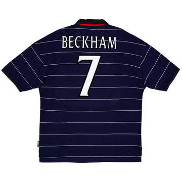 1999-00 Manchester United Maillot extérieur Beckham #7 - 8/10 - (XL)