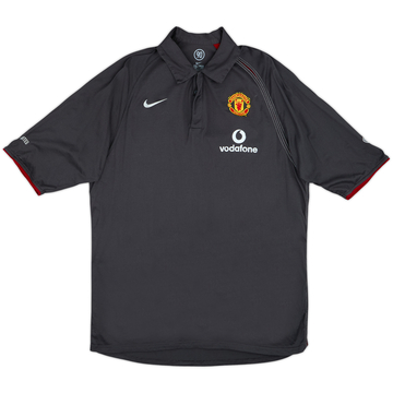 2004-05 Manchester United Nike Polo - 9/10 - (XL)
