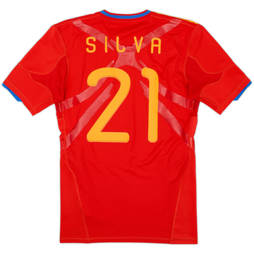 2009-10 Espagne Maillot domicile version joueur TechFit Silva #21 - 6/10 - (L)