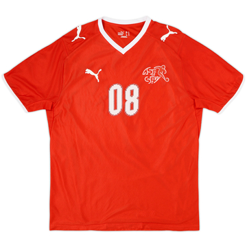 2008-10 Switzerland Maillot domicile #08 - 8/10 - (M)